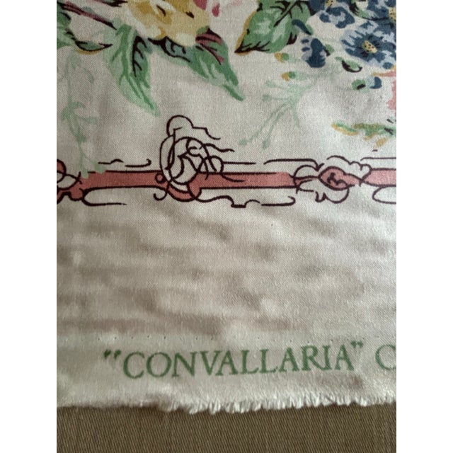 12.5 Yards of Cotton Chintz Fabric From “Convallaria” From From Charles Hammond. For Sale - Image 9 of 10