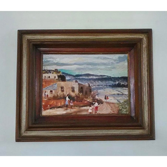 1970s Original Oil Landscape Painting by Howard Bobbs, Signed, 18” X 22” For Sale - Image 4 of 6