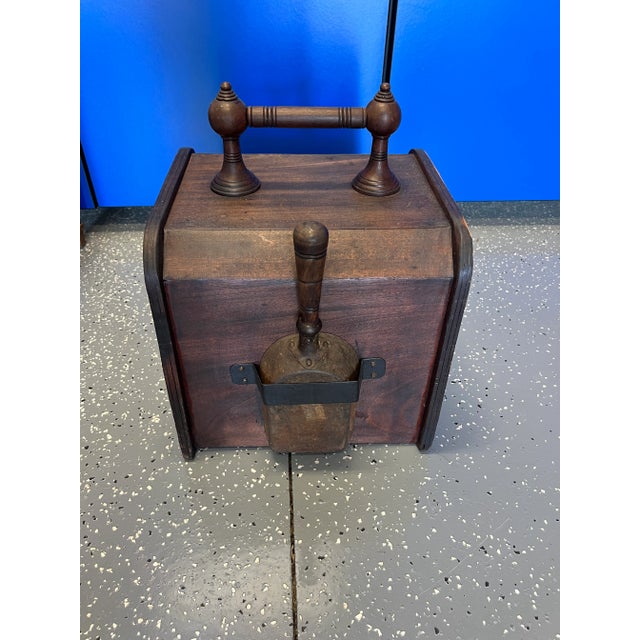 Antique Coal Scuttle With Scoop Chairish
