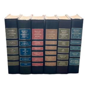 Mid 20th Century Cloth-Bound Condensed Classics-Set of Six Books