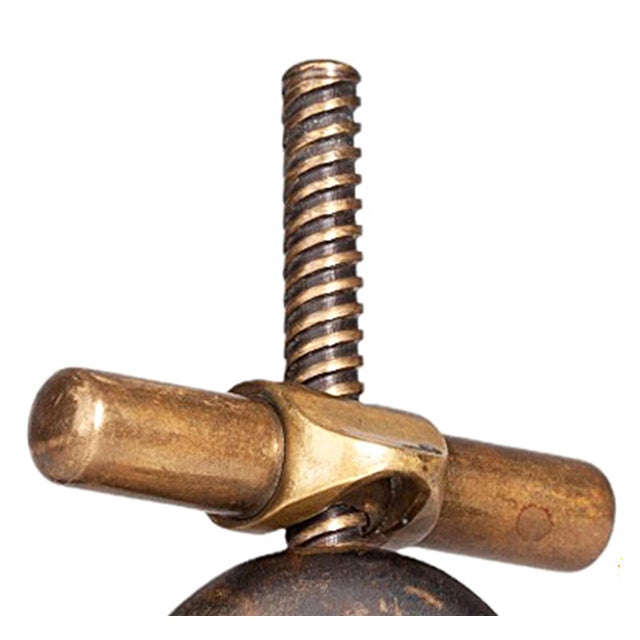 Metal Early 20th Century Art Déco Black and Golden Brass Cat Corkscrew, Germany For Sale - Image 7 of 9