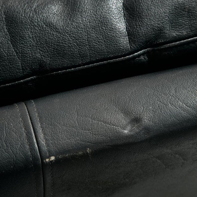 1970s Danish Leather Sofa by Nielsen, 1970s For Sale - Image 5 of 16