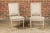 Early 20th Century Pair of French Louis XVI Style 1920s Painted Side Chairs with Fluted Legs For Sale - Image 5 of 12