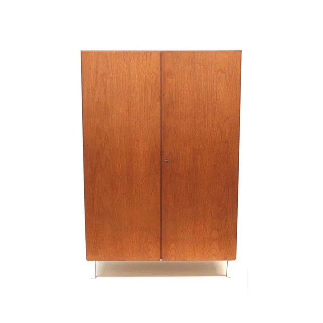 Wood Vintage Wooden Wardrobe, 1960s For Sale - Image 7 of 7