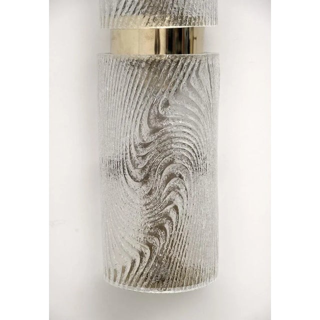 Modern Murano Glass and Brass Corteccia Sconces, 1989, Set of 2 For Sale - Image 11 of 12