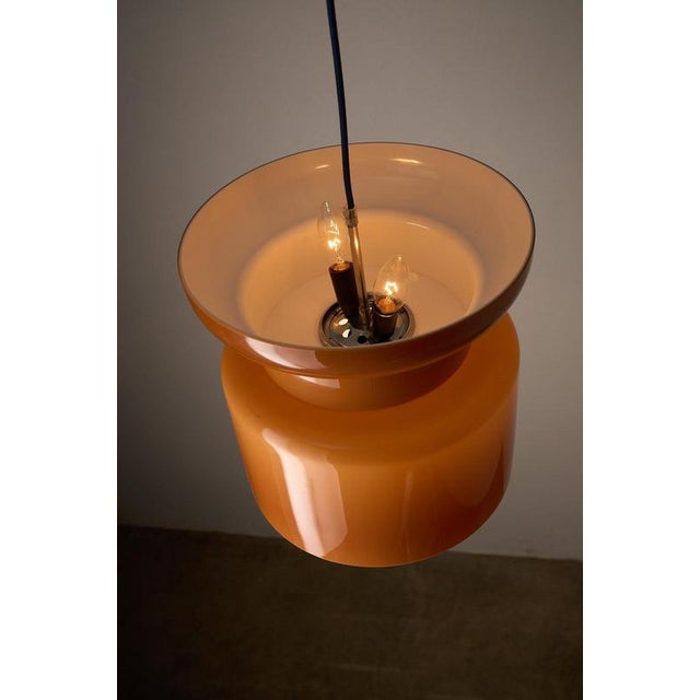Guzzini Pendant in Caramel Acrylic attributed to Filippo Mariucci for Guzzini, 1960s For Sale - Image 4 of 9