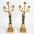 18th Century Louis XVI Gilded and Patinated Bronze Candelabras, Set of 2 For Sale - Image 3 of 8