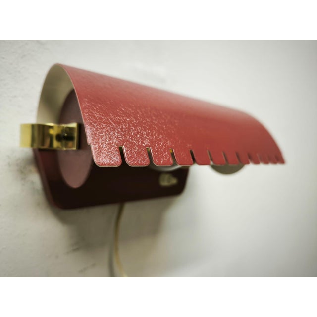 1960s Adjustable Wall Light from Bertl Brisborg, 1960s For Sale - Image 5 of 14