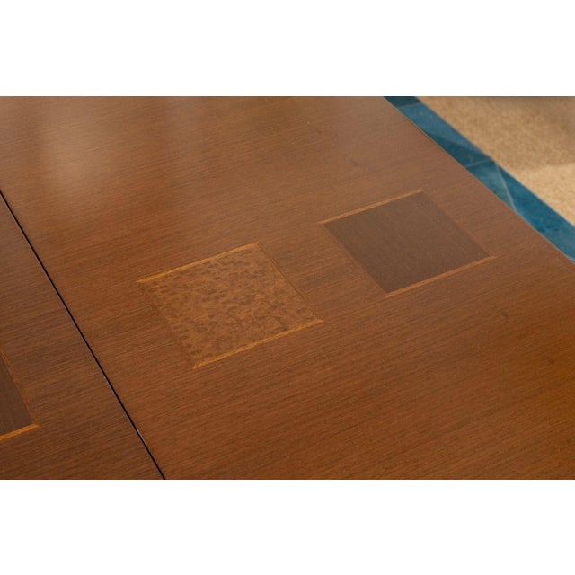 Wood Excelsior Designs Made in Italy Dining Room Table With Leaves For Sale - Image 7 of 9