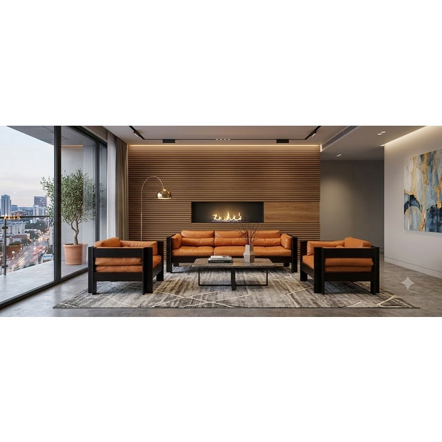 Wood Asti Living Room Set by Sergio Asti for Poltronova, 1962, Set of 3 For Sale - Image 7 of 8