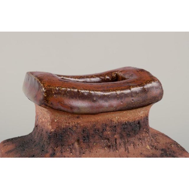 Ceramic Vase by Curt Magnus Addin, 1970s For Sale - Image 4 of 8