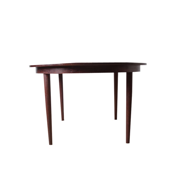 Large Danish Extendable Dining Table in Rosewood, 1960s For Sale