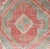 Aqua Vintage Turkish Oushak Runner With Coral Red, Soft Teal, and Warm Beige For Sale - Image 8 of 12