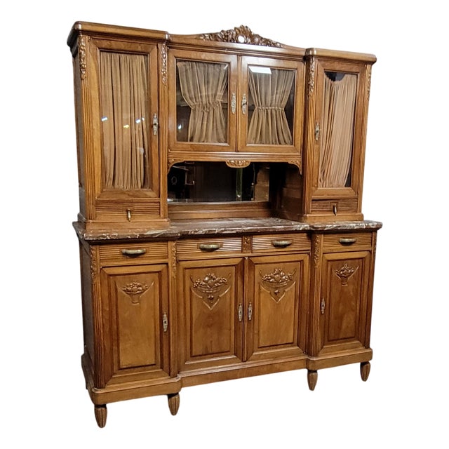 Art Deco Sideboard in Walnut, 1930s For Sale