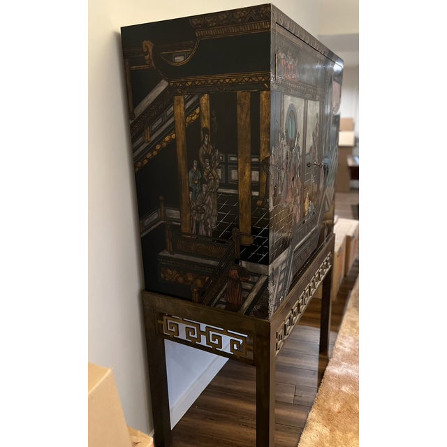 Chinoiserie 1970s David Hicks Cabinet For Sale - Image 3 of 5