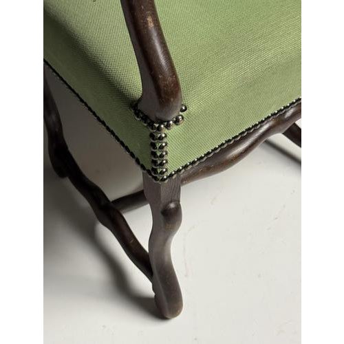 Green Os De Mouton Chairs, Set of 2 For Sale - Image 8 of 15