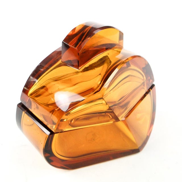 1930s Art Deco Czechoslovakian Candyer from Moser, 1930s For Sale - Image 5 of 16