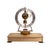 Mid-Century Modern Kundo Brass Electromagnetic Mantel Clock, Germany, 1950s For Sale - Image 3 of 13