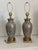 Frederick Cooper 1980's Frederick Cooper Chinoiserie Metallic Porcelain and Brass Table Lamps For Sale - Image 4 of 7
