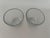 Mid-Century Modern Vintage Clear Tilted Whisky Glasses - a Pair For Sale - Image 3 of 5
