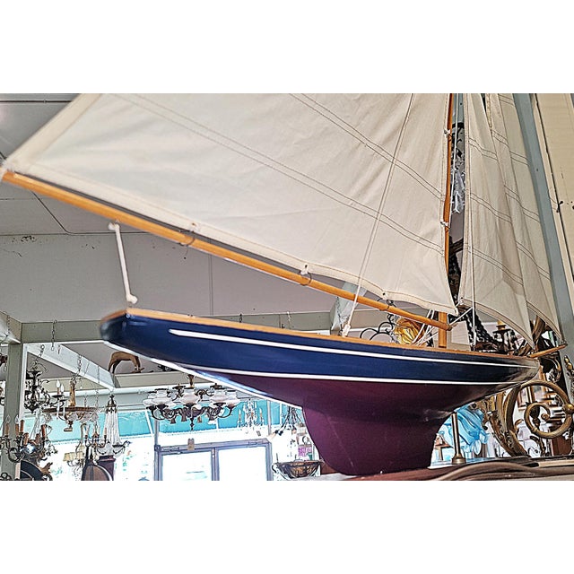 1960s 1960s Large Sailboat Model For Sale - Image 5 of 7