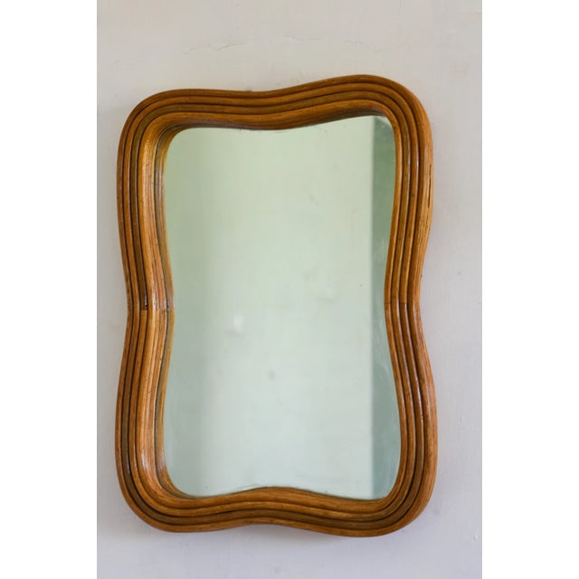 Traditional Pencil Reed 'Reka' Wall Mounted Mirror For Sale - Image 3 of 8