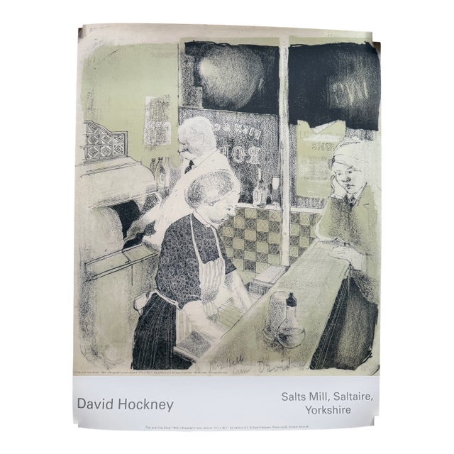 David Hockney, "Fish and Chip Shop", 1954, Copyright David Hockney, Printed in Uk For Sale