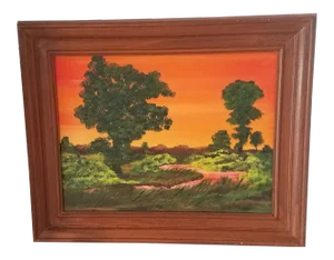 Oil on Canvas 3d Hawaiian Art Original Signed by Artist "Kap"