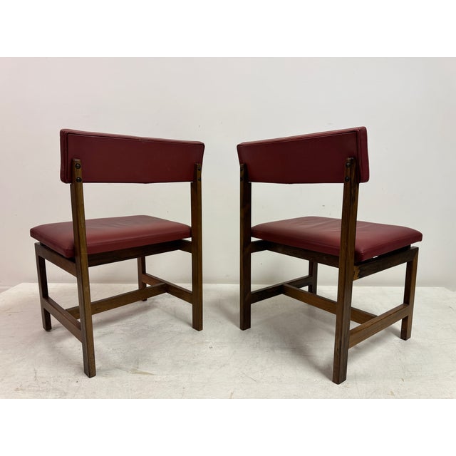 Vintage Danish Leather Dining Chairs, 1960s, Set of 6 For Sale - Image 17 of 18