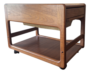 Teak Multifunction Serving Bar Cart from Vildbjerg Møbelfabrik, Denmark, 1960s