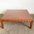 Contemporary Hand Carved Wooden Leaves Square Coffee Table For Sale - Image 3 of 12
