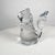 AMBIANIC presents Daum France Lead Crystal Squirrel Figurine Sculpture Signed by maker made in France. 4.5 d x 4 w x 6 h...