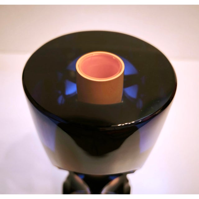 Sculptural Optical Art Glass Vase by Milan Macháček for Princ, Czech Republic, 1990s For Sale - Image 13 of 18