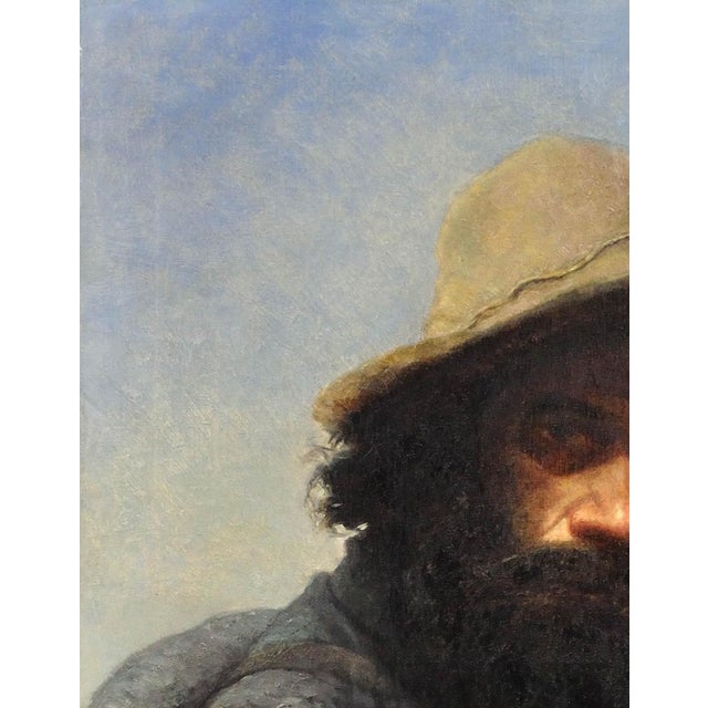 Albin Mattenheimer, Self-Portrait, 1875, Oil on Canvas, Framed For Sale - Image 7 of 18