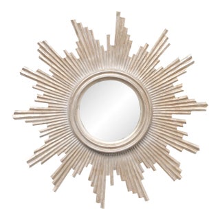 Matthew Izzo Home Versailles Silver Leaf Wall Mirror For Sale