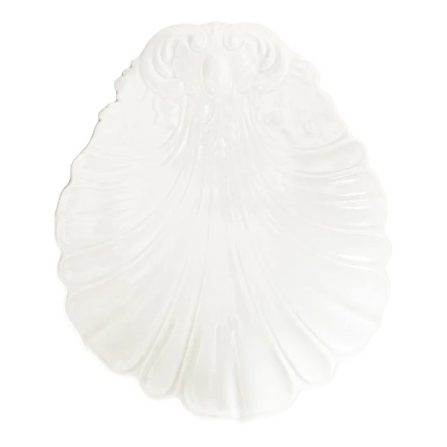 Ceramic Shell Vide Poche by Richard Ginori, 1900s For Sale