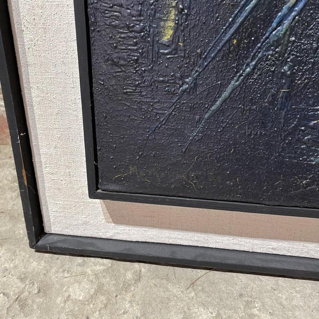 Erwin Mackowiak, Abstract Composition, Oil on Panel, 1960s For Sale - Image 7 of 10