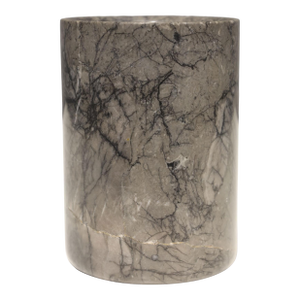 Angelo Mangiarotti Gray Marble Vase