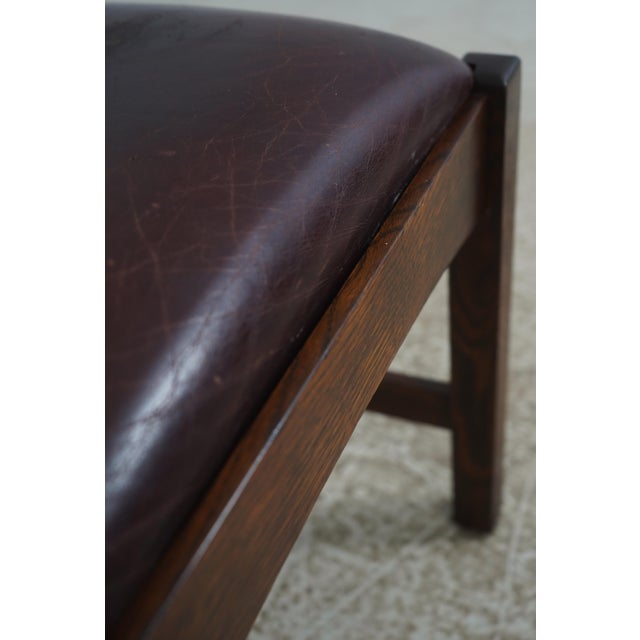 Set of 6 Stickley Mission Oak Dining Room Chairs For Sale - Image 14 of 18