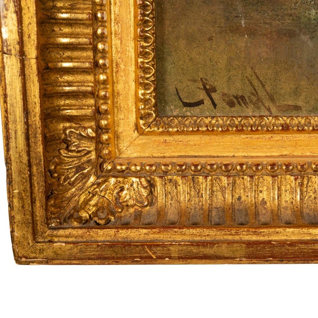 Antique American Impressionist Luminist Painting "River Ridge" Virginia by Lucien Whiting Powell, 1890 For Sale - Image 13 of 15