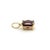 Modern 14k Gold Mounted Fancy Cut Tanzanian Garnet Pendant For Sale - Image 3 of 10