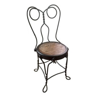Antique Ice Cream Parlor Chair - Childs - Twisted Wire For Sale