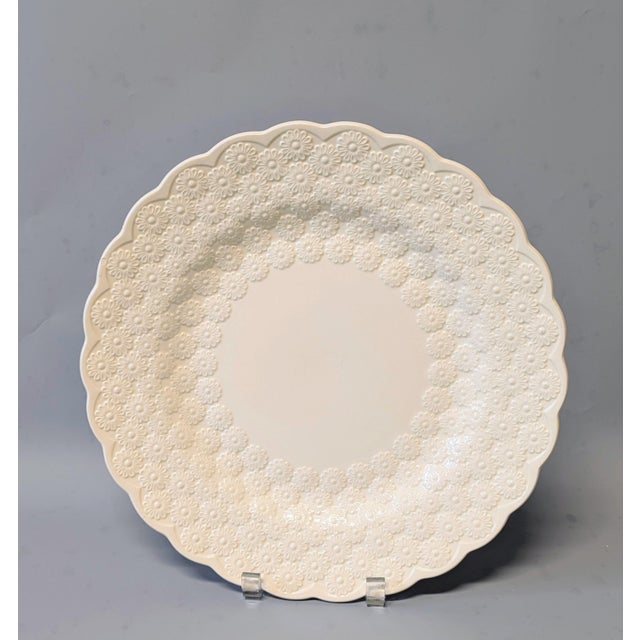 1920s Spode 'Imperial Fancies' Embossed Large Primrose Bowl For Sale - Image 10 of 12