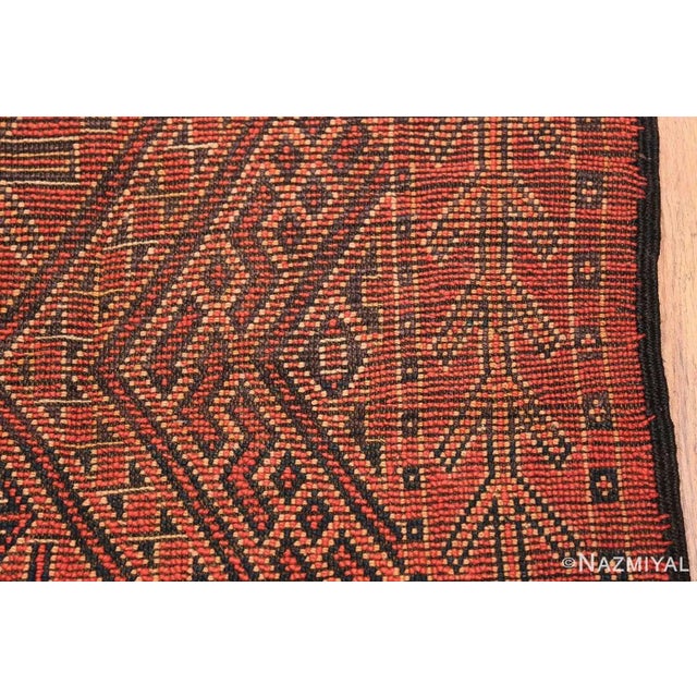 Nazmiyal Collection Double Sided Vintage Red Berber Moroccan Rug For Sale - Image 9 of 12