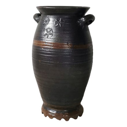 Large Stoneware Pot Langerweher Ceramics, Germany, 1870s For Sale