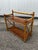 Vintage Rattan Shelf on Legs, 1970s For Sale - Image 6 of 9