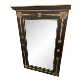 Neoclassical Empire Style Beveled Wall Mirror For Sale