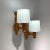 Pine and Fabric Wall Lights, Sweden, 1960s, Set of 2 For Sale - Image 4 of 12