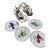 Vintage 1986 National Wildlife Federation Save Our Songbird Plate & Mug Set With Brass Stand – 9 Pieces For Sale