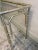 Mid 20th Century Tubular Metal Faux Bamboo Glass Top Console Table For Sale - Image 4 of 11